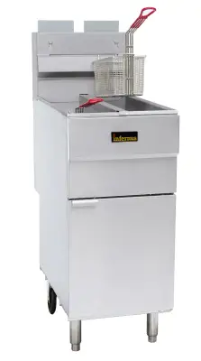 Infernus 4  twin burner gas fryer